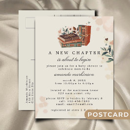 Postal Un nuevo capítulo está a punto de comenzar Baby Sh