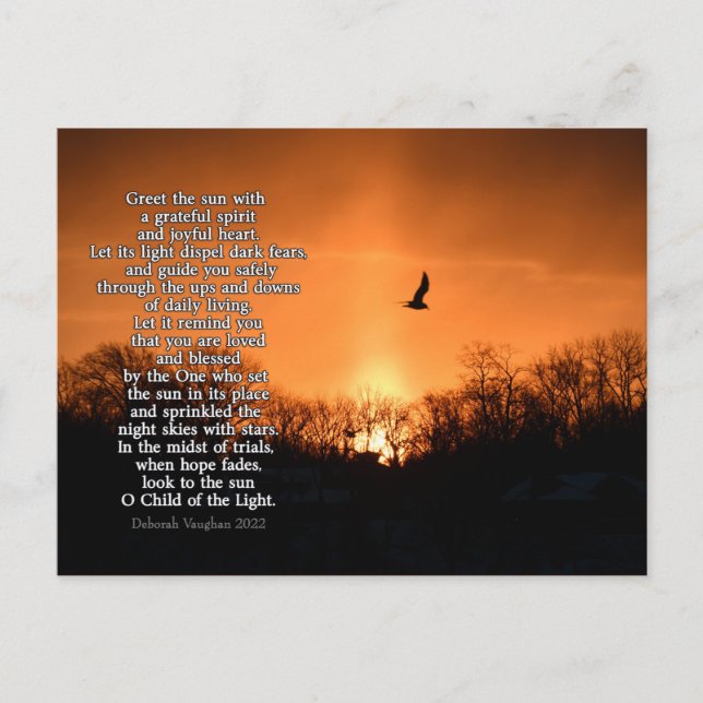 Postal Un nuevo día (Anverso)