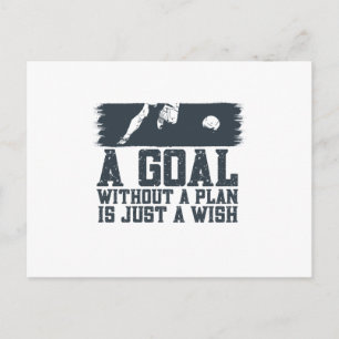 Postal Un Objetivo Sin Un Plan Es Un Deseo