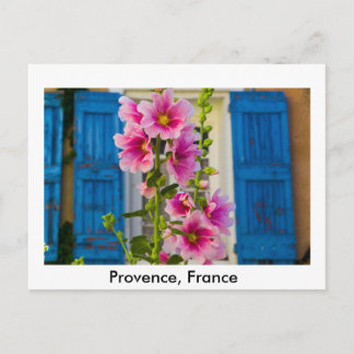 Postal Un obturador en Provenza, Francia