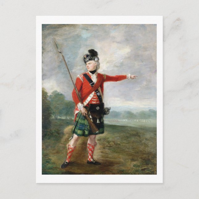 Postal Un oficial de la empresa de luz de la 73ª altitud (Anverso)