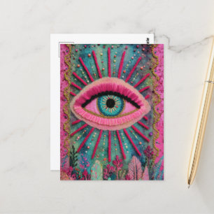 Postal Un ojo malvado protector