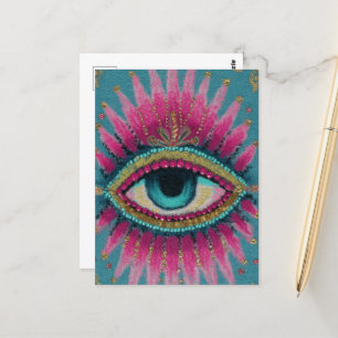 Postal Un ojo malvado protector