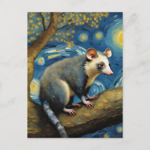 Postal Un Opossum por Van Gogh