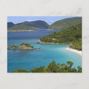 Postal Un paisaje de Caneel Bay desde una carretera en St