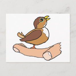 Postal Un Pájaro En La Mano