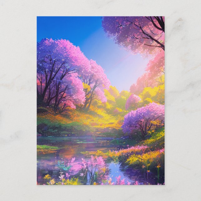 Postal Un pantano con encanto (Anverso)