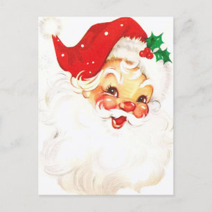 Postal Un Papá Noel, alegre y con el pelo de Apple, Parte