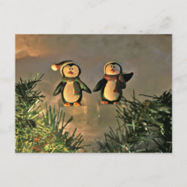 Postal Un par de pingüinos