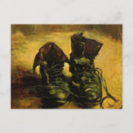 Postal Un par de zapatos por Vincent van Gogh