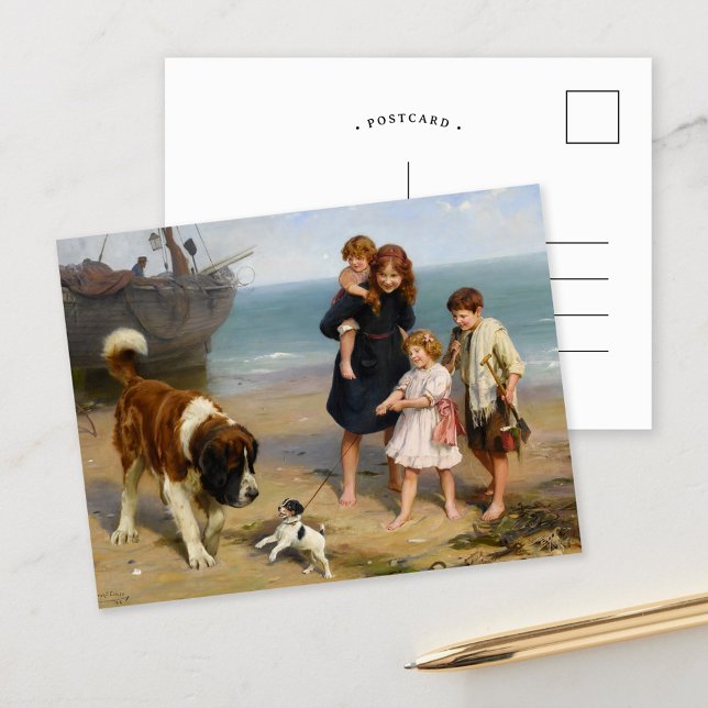 Postal Un par improbable | Arthur John Elsley (Subido por el creador)