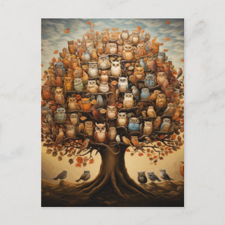 Postal Un paraíso caprichoso: El arboreto adornado con bú