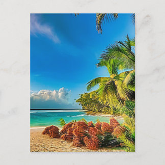 Postal Un paraíso tropical.