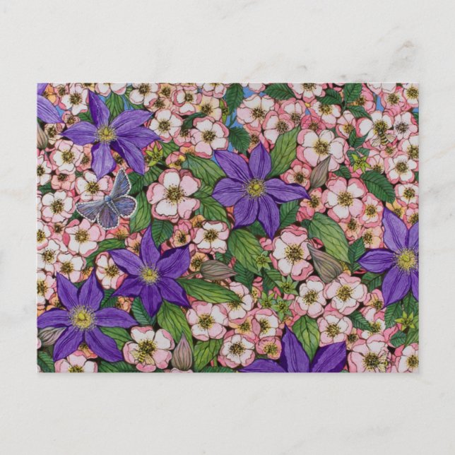 Postal Un parche morado 2011 (Anverso)