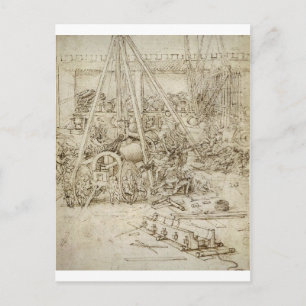 Postal Un parque de artillería