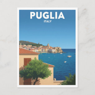 Postal Un paseo costero por Puglia