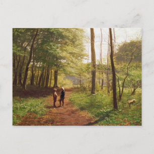 Postal Un paseo por el bosque