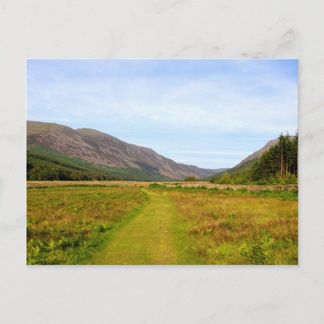 Postal un paseo por el valle (Anverso)