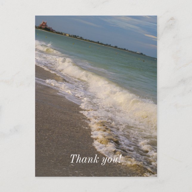 Postal Un Paseo por la Playa de St Pete (Anverso)