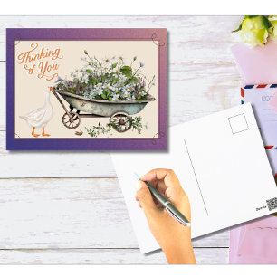 Postal Un Pato Cuerdo Pensando En Ti En Bloom