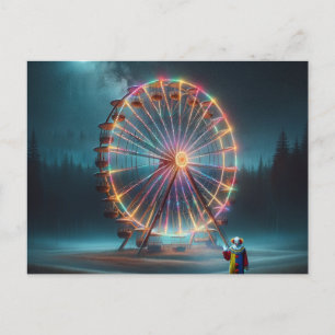 Postal Un payaso se alegra