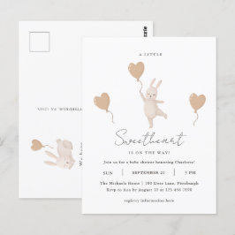 Postal Un pequeño amor está en camino a Baby Shower