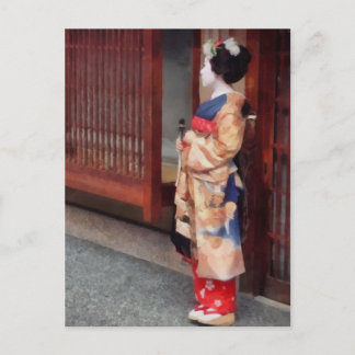 Postal Un Pequeño Arte Geisha