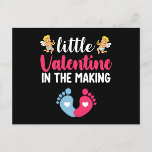 Postal Un Pequeño Valentín En El Embarazo