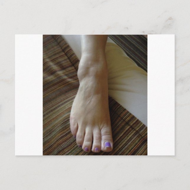 POSTAL UN PIE PARA ADORARSE