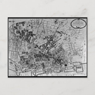 Postal Un plan de Liverpool de 1796