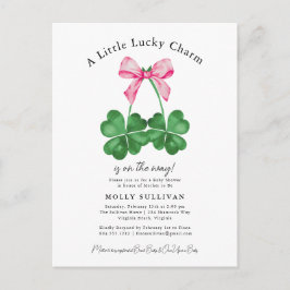 Postal Un poco de encanto Shamrock Coquette Bow