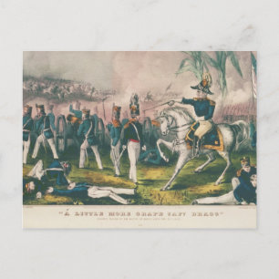 Postal Un poco más de Capitán de Uva Bragando Guerra Mexi