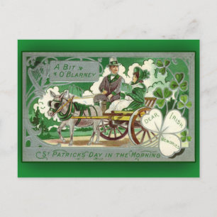 Postal Un poco O' Blarney St. Patrick's Day Card
