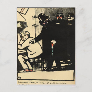 Postal Un prisionero es exiliado de Crímenes y