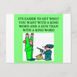 Postal un proverbio de armas gracioso