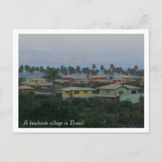 Postal Un pueblo costero en Brasil pos... - Personalizado
