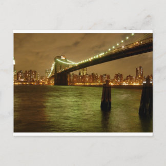 Postal Un puente desde Brooklyn Postcard