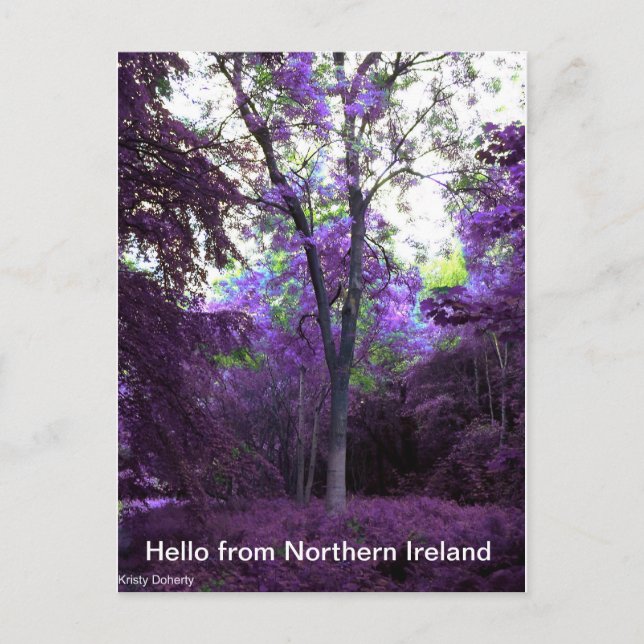 Postal un qué mundo (Anverso)