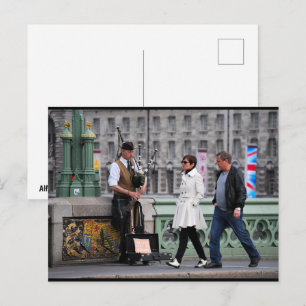 Postal Un recibimiento escocés en Londres
