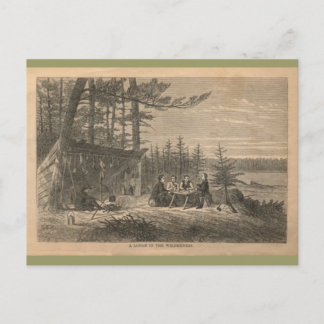 Postal Un refugio en la naturaleza (Anverso)