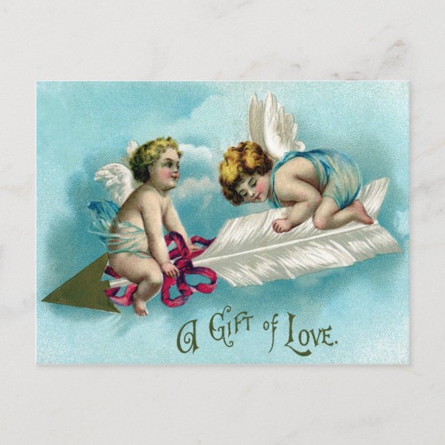Postal Un regalo de amor (Anverso)
