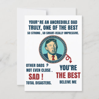 Postal Un regalo divertido para el día del padre
