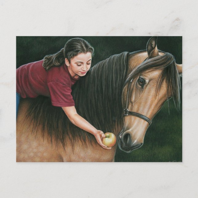 Postal Un regalo para Sunny Morgan Horse Art (Anverso)