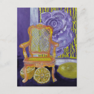 POSTAL UN ROSA PURPLE EN PARÍS