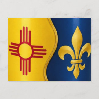 Postal Un Sabor de Nuevo México y Luisiana