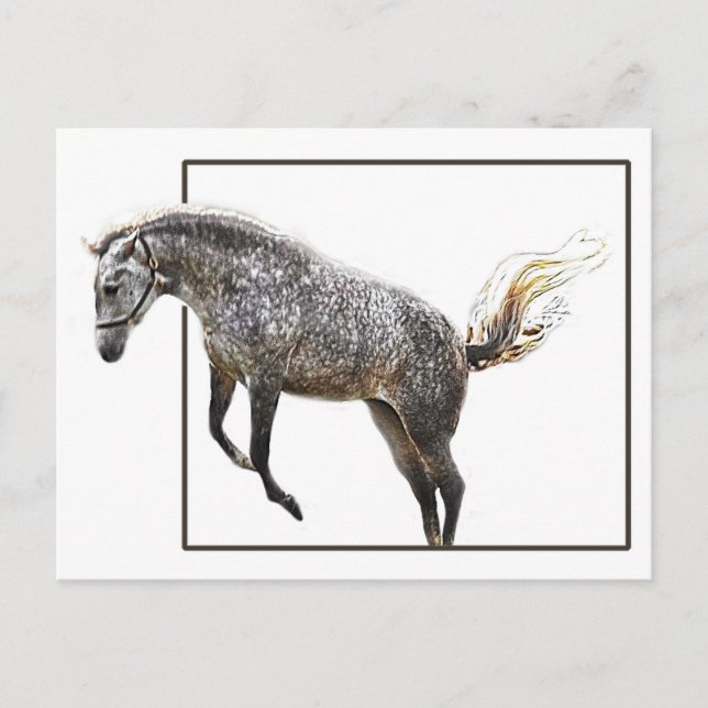 Postal Un salto alegre (Anverso)