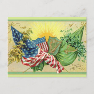 Postal Un saludo irlandés