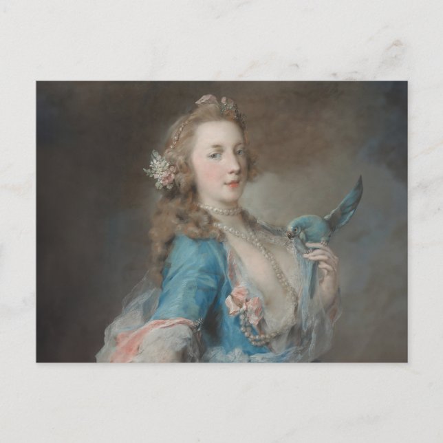 Postal Un selfie con mi loro (Anverso)