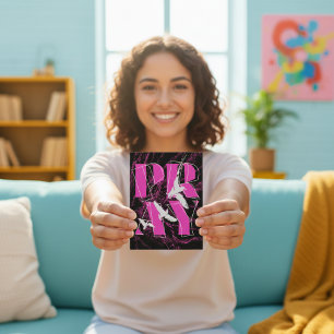 Postal Un simple recordatorio de rezar la fe cristiana