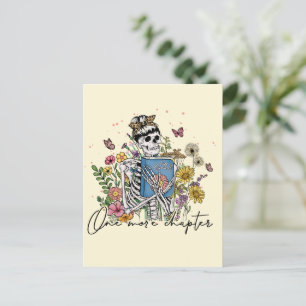 Postal Un Skeleton floral más de capítulo